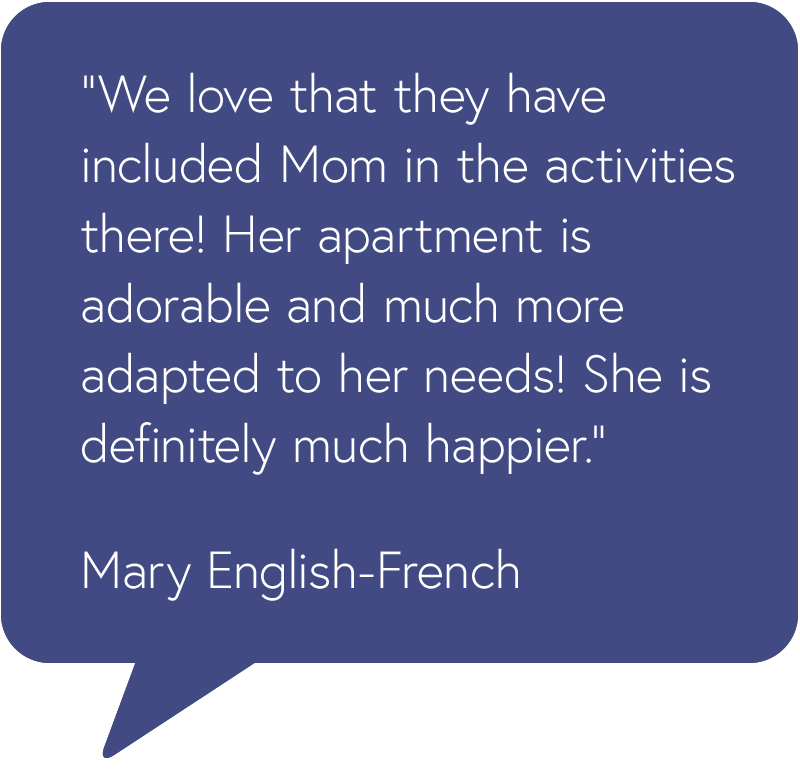 Brookfield Testimonial from Mary English-French