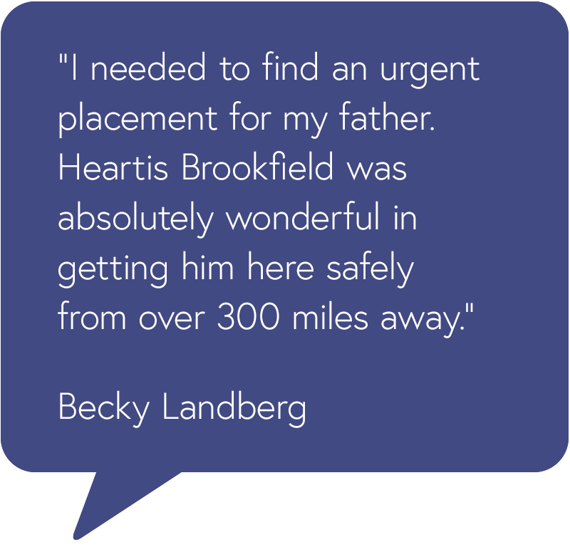 Brookfield Testimonial from Becky Landberg