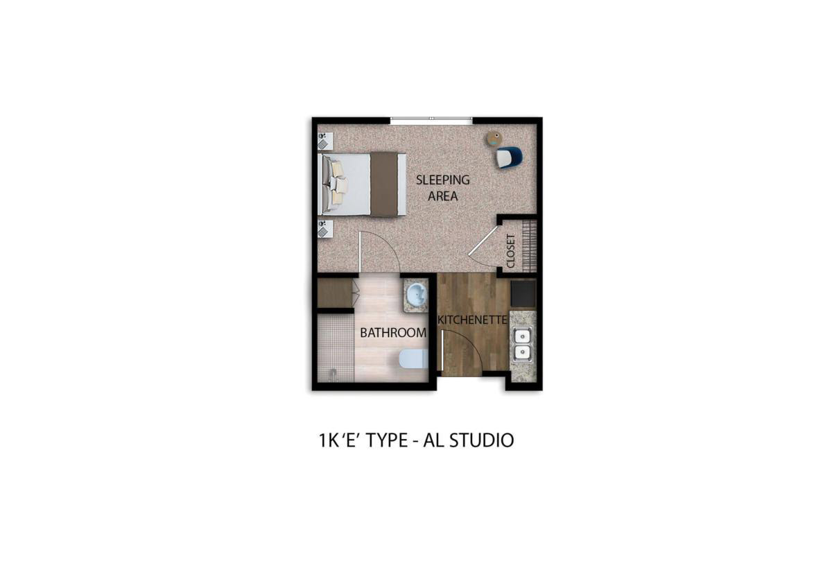 Studio floor plan